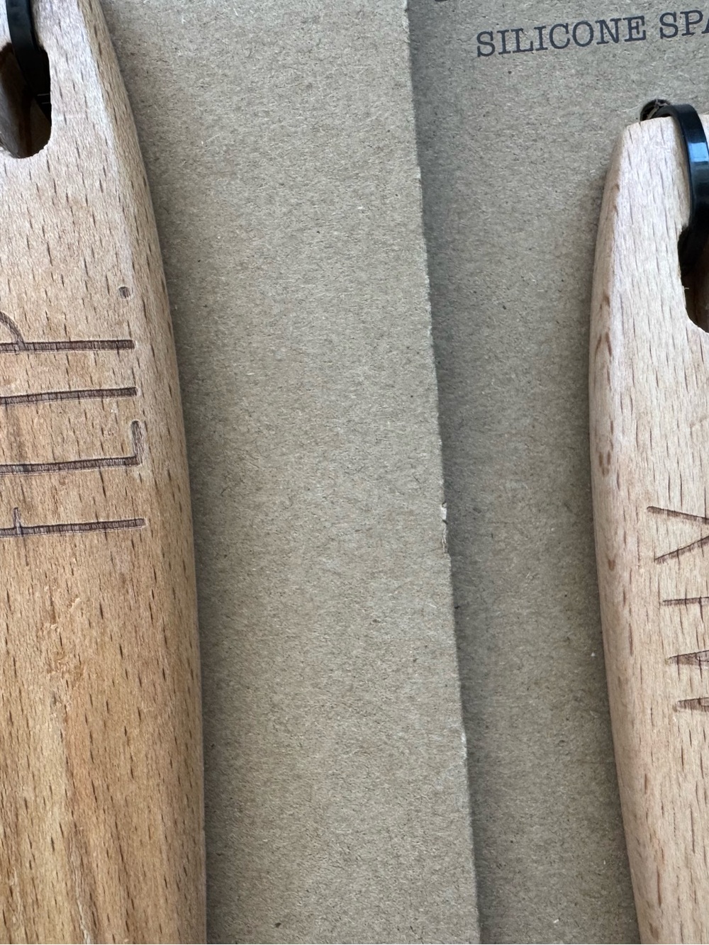 Rae Dunn Cream Silicone Spatula and slotted turner set - Picture 2 of 3